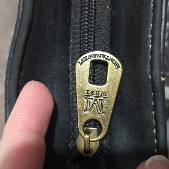 Montana West concealed handbag gray and black with studs - Picture 8 of 13